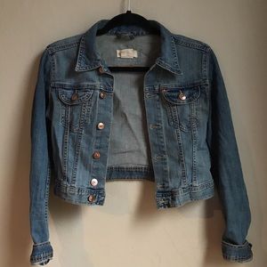 Light denim jacket.